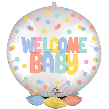 19" Frillz™ - Satin Modern Baby - Anagram - Premium Party Distribution