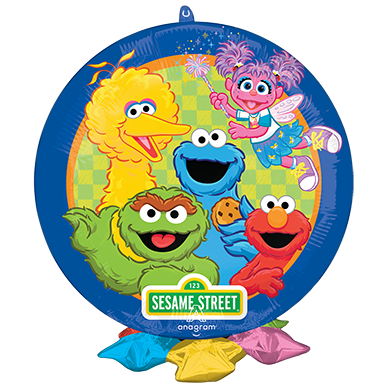 19" Frillz™ - Sesame Street - Anagram - Premium Party Distribution