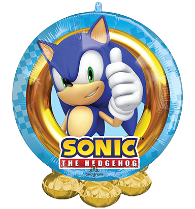 19" Frillz™ - Sonic the Hedgehog - Anagram - Premium Party Distribution