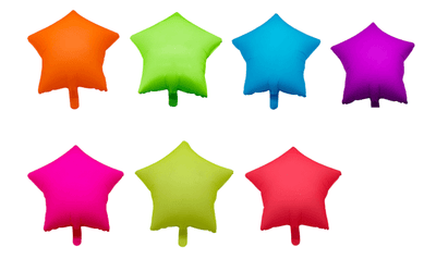 19" Neon Star (25ct) - Winner Party - Premium Party Distribution