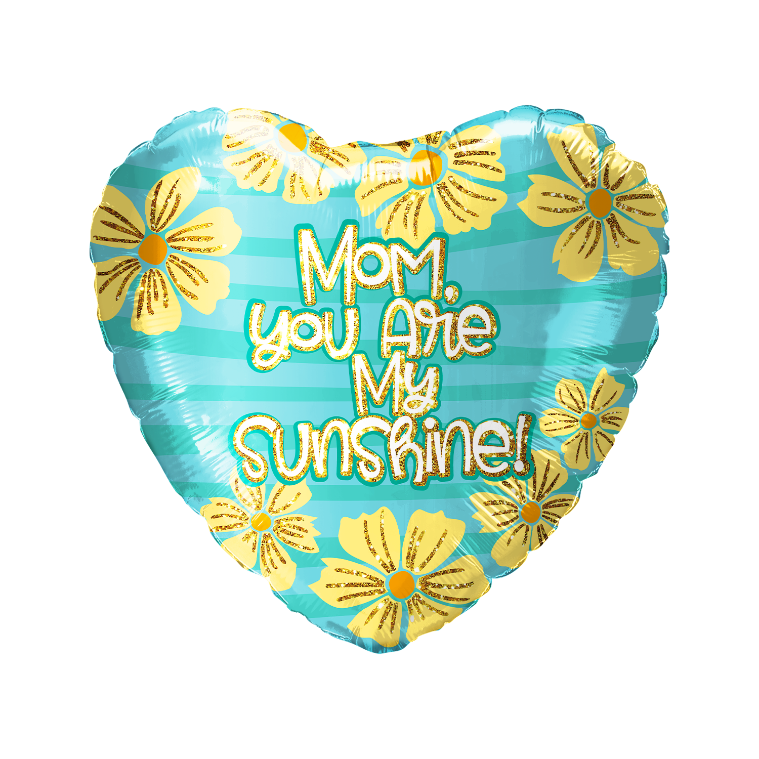 Party America 18" Mom you are My Sunshine Heart Balloon