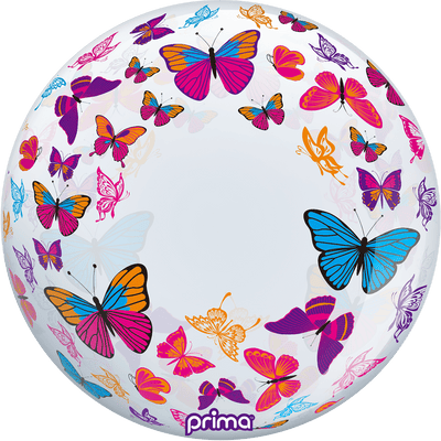 20” Colorful Butterflies Sphere - Premium Party Distribution