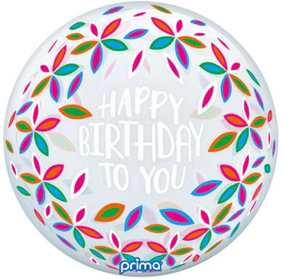 20" Colorful Petals Birthday Sphere - Premium Party Distribution