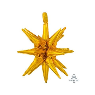 20” GOLD Magic Star - Foil Balloon *Air Fill Only* - Premium Party Distribution