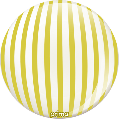 20” Gold Stripe Sphere - Premium Party Distribution