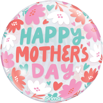 20" Happy Mother's Day Hearts & Daisies Sphere™ - Premium Party Distribution