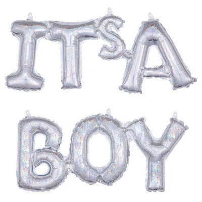 20" Its A Boy - Holographic - Premium Party Distribution