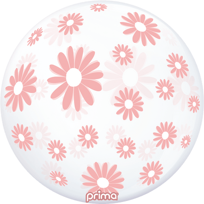 20” Light Pink Daisies Sphere - Premium Party Distribution