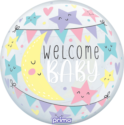 20” Moon & Stars Baby Sphere - Premium Party Distribution