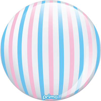 20” Pink & Blue Stripe Sphere - Premium Party Distribution