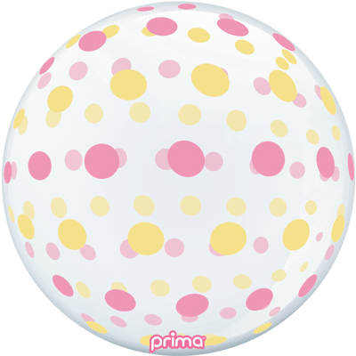 20” Pink Gold Dots Sphere - Premium Party Distribution