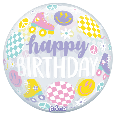 20” Retro Skates Birthday Sphere - Premium Party Distribution
