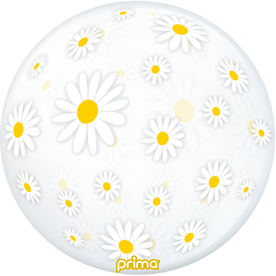 20” White Daisies Sphere - Premium Party Distribution