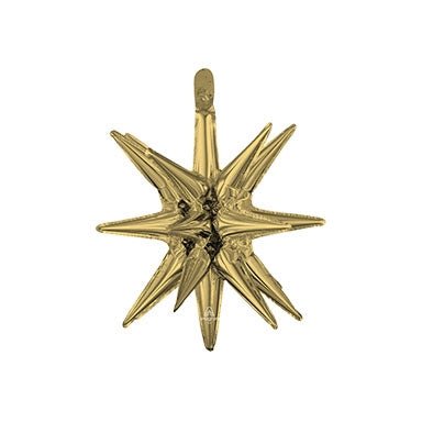 20” WHITE GOLD Magic Star (PKG) - Foil Balloon *Air Fill Only* - Premium Party Distribution