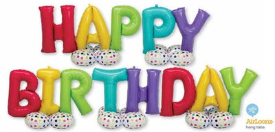 208" Deluxe AirLoonz™ Kit - Happy Birthday - Premium Party Distribution