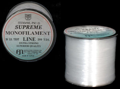 20Lb. Test Clear Monofilament (280 yard Spool) - Premium Party Distribution