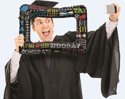 21" Grad Selfie Frame - Premium Party Distribution