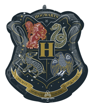 21'' Harry Potter Hogwarts Crest Foil Shape 1ct - Anagram - Premium Party Distribution