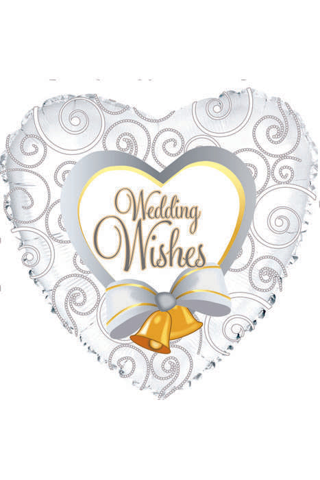 CTI 18" Wedding Wishes Balloon