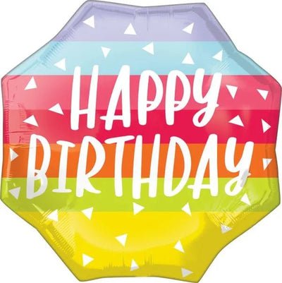22" Bright And Bold Happy Birthday - Premium Party Distribution
