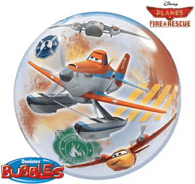 22" Bubble Balloon - Disney Planes Fire & Rescue - Premium Party Distribution