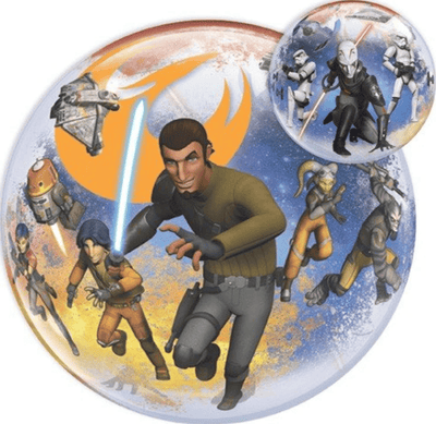 22" Bubble Balloon - Star Wars Rebels - Premium Party Distribution
