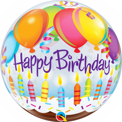 22" Bubble - Birthday Balloons & Candles - Premium Party Distribution