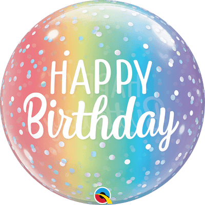 22" Bubble - Birthday Dots - Premium Party Distribution