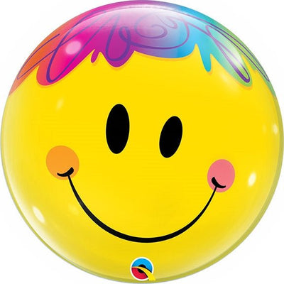 22" Bubble - Bright Smile Face - Premium Party Distribution