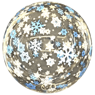 22" Clear Bubble - Snowflakes - Premium Party Distribution