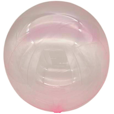 22" Crystal Clear bobo Balloon - Light Pink - Premium Party Distribution