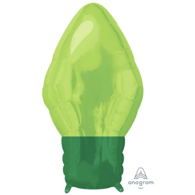 22" Green Christmas Light Bulb - Premium Party Distribution