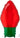 22" Holiday Light Bulb - Red - Premium Party Distribution