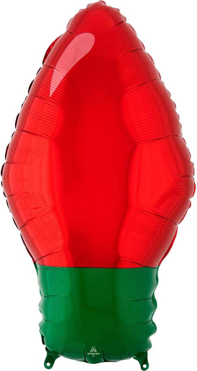 22" Red Holiday Light Bulb (5ct) - Premium Party Distribution