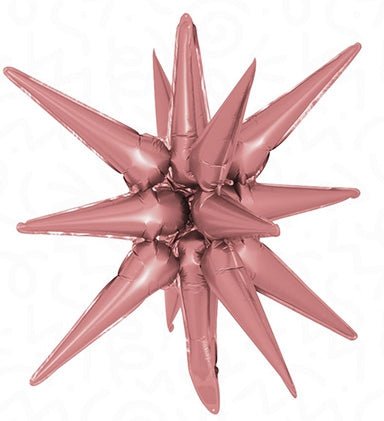 22" Starburst - Dusty Rose - Premium Party Distribution