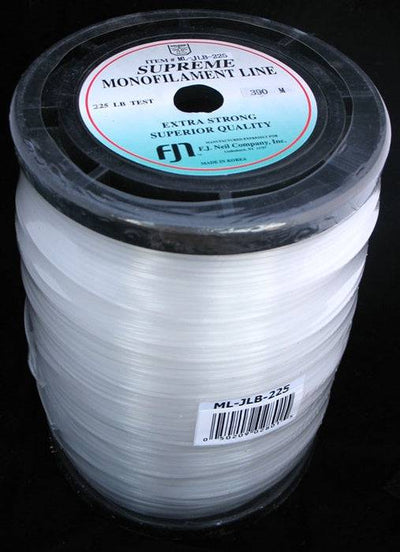 225Lb. Test Clear Monofilament Line (400 yards=2lb.Spool) - Premium Party Distribution