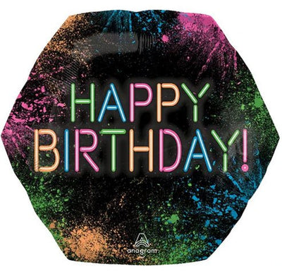 23" Let's Glow Crazy Hexagon - Premium Party Distribution