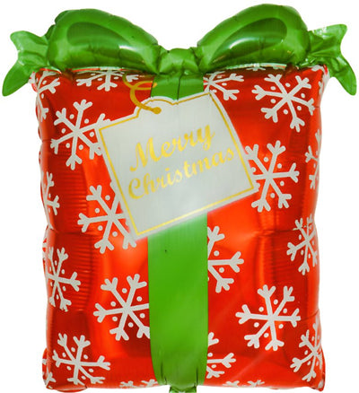23" Snow Flake Christmas Present - Premium Party Distribution