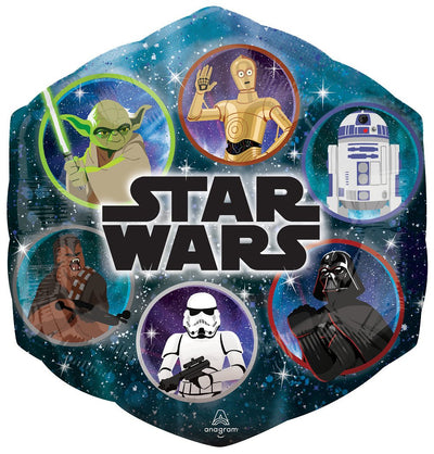 23" Star Wars Galaxy Balloon - Anagram - Premium Party Distribution
