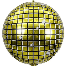 24" Disco Ball - Gold - Premium Party Distribution