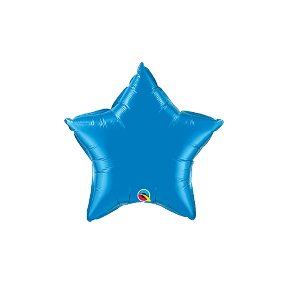 9in SAPPHIRE Star Qualatex Foil - Pack of 25