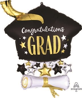 25" Satin Infused Cap and Diploma - Premium Party Distribution