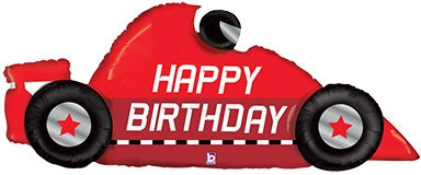 31in Race Car Birthday Foil Balloon (PKG)