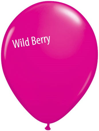 11 inch Qualatex Fashion WILD BERRY Latex Balloon