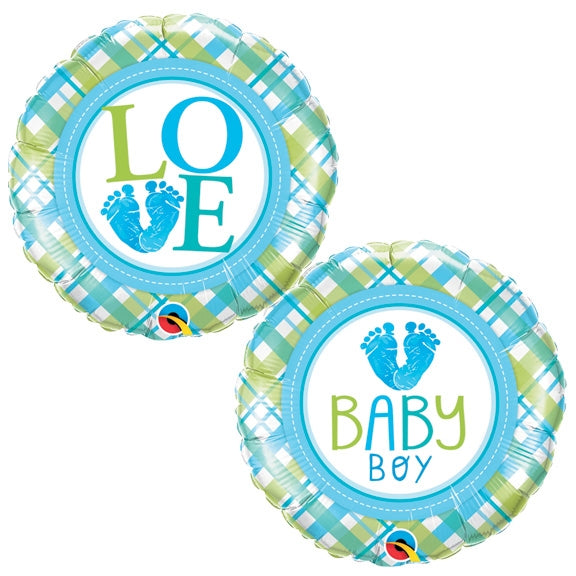 18 inch Baby Boy Love Foil Balloon