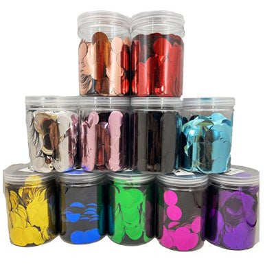 2.5cm Metallic Foil Confetti - Premium Party Distribution