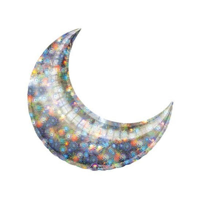 26" Cresent - Holo Fireworks (3ct) - Premium Party Distribution