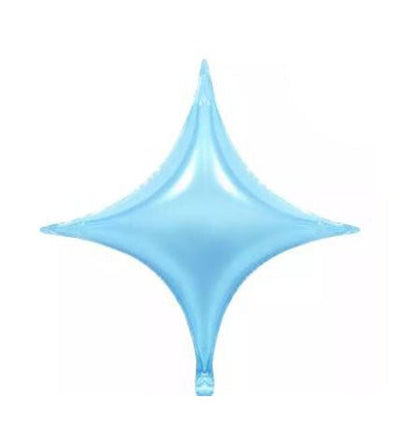26" Light Blue 4d Star Balloon (Pack of 3) - Winner Party - Premium Party Distribution