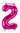 26" Pink Foil Numbers - Winner Party - Premium Party Distribution