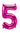 26" Pink Foil Numbers - Winner Party - Premium Party Distribution